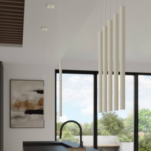 Lampa wisząca PASTELO 3P beżowa Lampa wisząca PASTELO 3P beżowa