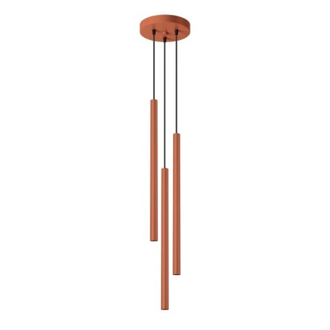 Lampa wisząca PASTELO 3P ochra czerwona Lampa wisząca PASTELO 3P ochra czerwona