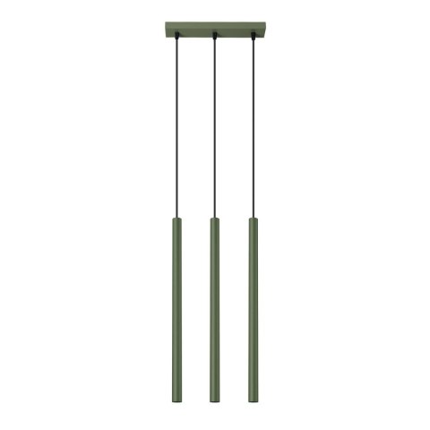 Lampa wisząca PASTELO 3P zielona oliwka Lampa wisząca PASTELO 3P zielona oliwka