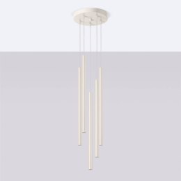 Lampa wisząca PASTELO 5P beżowa