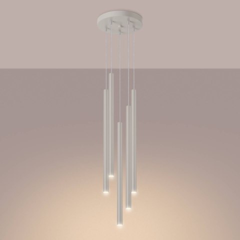 Lampa wisząca PASTELO 5P beżowa Lampa wisząca PASTELO 5P beżowa