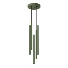 Lampa wisząca PASTELO 5P zielona oliwka