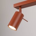 Plafon RING 3L ochra czerwona