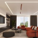 Plafon RING 3L ochra czerwona
