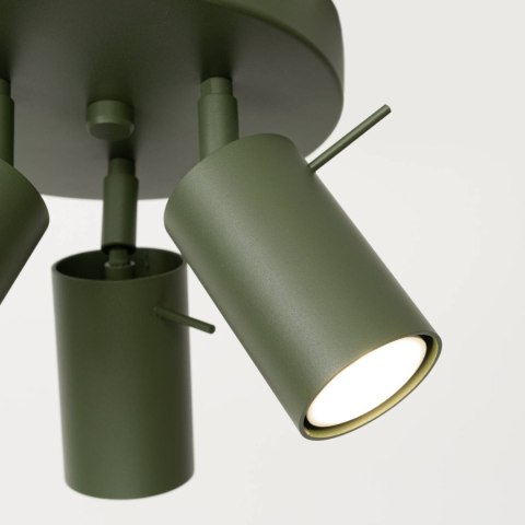 Plafon RING 3P zielony oliwkowy Plafon RING 3P zielony oliwkowy