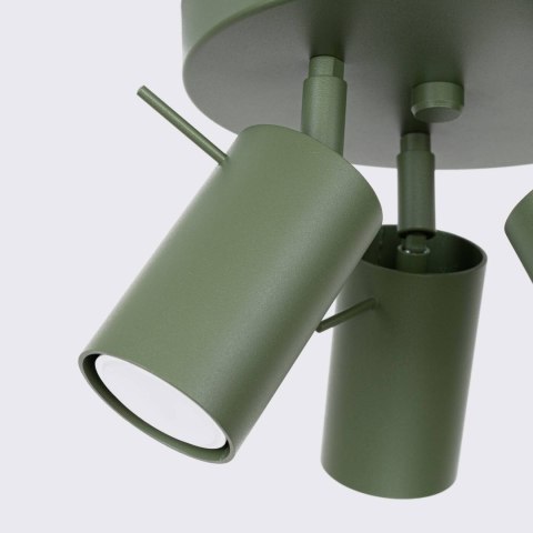 Plafon RING 3P zielony oliwkowy Plafon RING 3P zielony oliwkowy