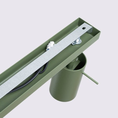 Plafon RING 4L zielony oliwkowy Plafon RING 4L zielony oliwkowy