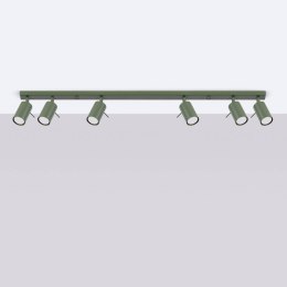 Plafon RING 6L zielony oliwkowy