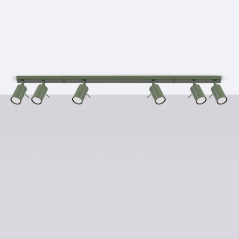 Plafon RING 6L zielony oliwkowy Plafon RING 6L zielony oliwkowy
