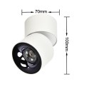 Brema oprawa natynkowa ruchoma LED CCT biała LP-2626/1RM WH movable