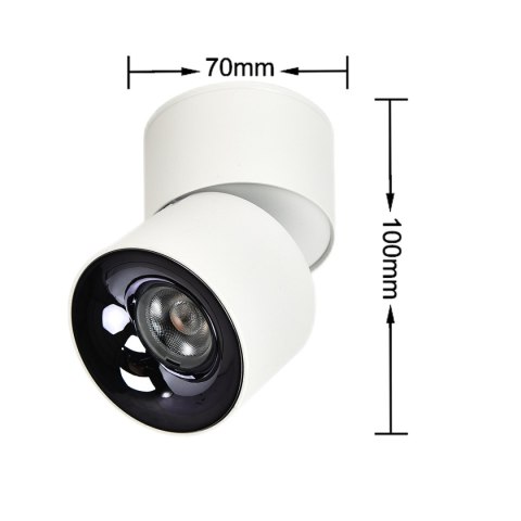 Brema oprawa natynkowa ruchoma LED CCT biała LP-2626/1RM WH movable Brema oprawa natynkowa ruchoma LED CCT biała LP-2626/1RM WH movable