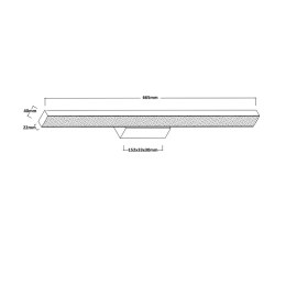 Kinkiet Aqua 66,5 cm biały IP44 LED CCT