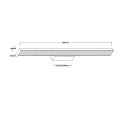 Kinkiet Aqua 66,5 cm biały IP44 LED CCT