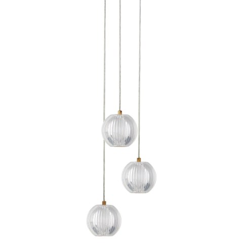 Lampa wisząca Brillant 3 złota LED CCT Lampa wisząca Brillant 3 złota LED CCT