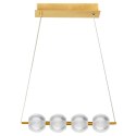 Lampa wisząca Brillant 4 złota LED CCT