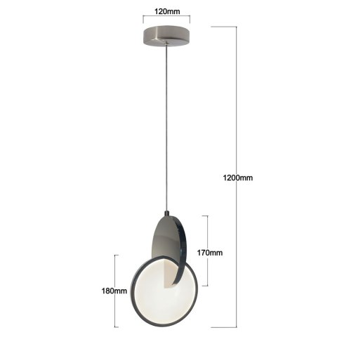 Lampa wisząca Circlo LED CCT chrom LP-1311/1P CH Lampa wisząca Circlo LED CCT chrom LP-1311/1P CH