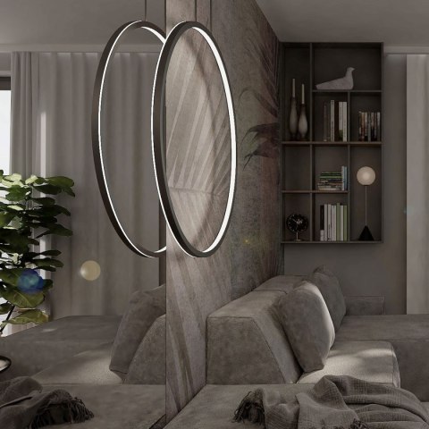 Mirror wisząca mała czarna CCT Mirror wisząca mała czarna CCT