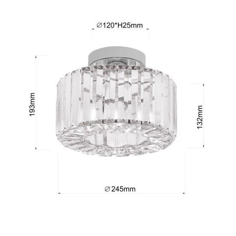 Plafon Galactico chrom 1xE27 Plafon Galactico chrom 1xE27