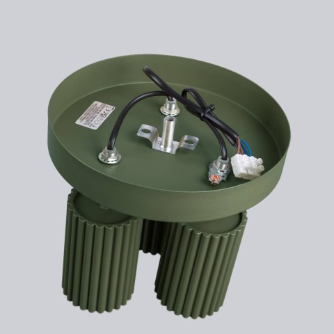 Plafon KARBON 3P zielony oliwkowy Plafon KARBON 3P zielony oliwkowy