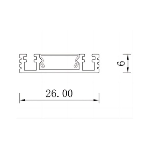 Szynowa natynkowa 2m Magnetic Slim biała Szynowa natynkowa 2m Magnetic Slim biała