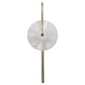 Kinkiet Plato transparentny LED CCT