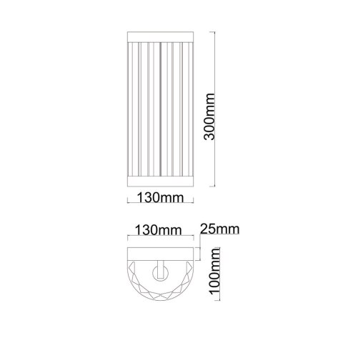 Kinkiet Vetro chrom 1xE14 Kinkiet Vetro chrom 1xE14