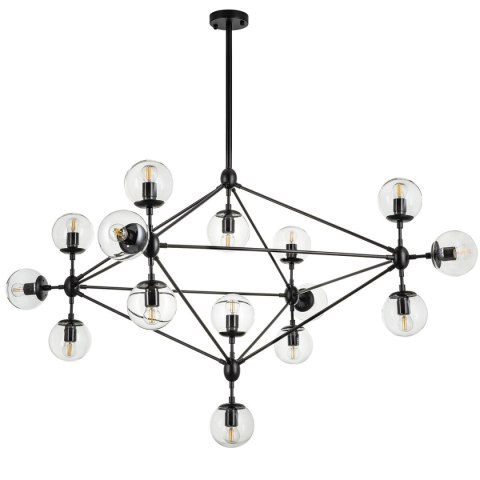 Lampa wisząca ASTRIFERO-15 bursztynowo czarna 110 cm Lampa wisząca ASTRIFERO-15 bursztynowo czarna 110 cm