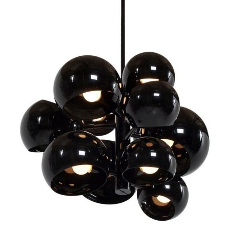 Lampa wisząca ASTRONOMY-11 czarna 55 cm Lampa wisząca ASTRONOMY-11 czarna 55 cm