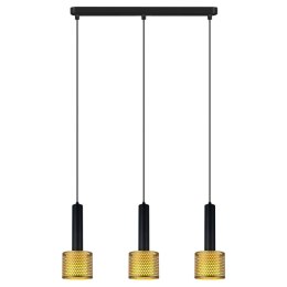 Lampa wisząca Amo czarno-złota 3xE27