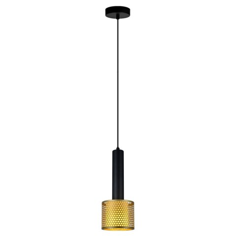 Lampa wisząca Amo złoto-czarna 1xE27 Lampa wisząca Amo złoto-czarna 1xE27
