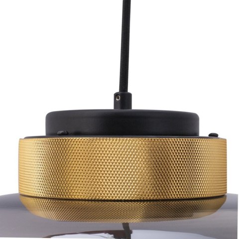 Lampa wisząca BOOM LED szaro złota 25 cm Lampa wisząca BOOM LED szaro złota 25 cm