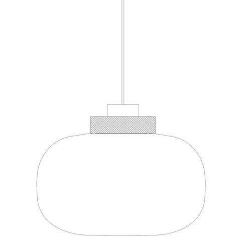 Lampa wisząca BOOM LED szaro złota 35 cm Lampa wisząca BOOM LED szaro złota 35 cm