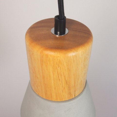 Lampa wisząca CONCRETE czarny beton 12 cm Lampa wisząca CONCRETE czarny beton 12 cm