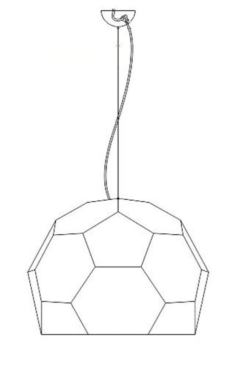 Lampa wisząca DOME półtransparentna 80 cm Lampa wisząca DOME półtransparentna 80 cm