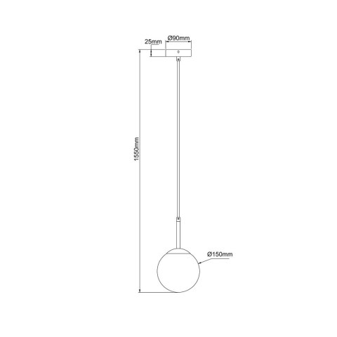 Lampa wisząca Dorado złota 1xE14 Lampa wisząca Dorado złota 1xE14