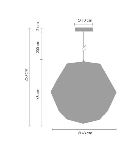 Lampa wisząca FUTURI STAR złota 48 cm Lampa wisząca FUTURI STAR złota 48 cm