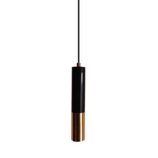 Lampa wisząca GOLDEN PIPE-1 czarno złota 5 cm Lampa wisząca GOLDEN PIPE-1 czarno złota 5 cm