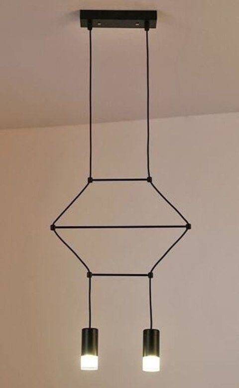 Lampa wisząca LINEA-2 czarna 35 cm Lampa wisząca LINEA-2 czarna 35 cm
