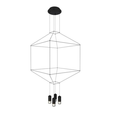 Lampa wisząca LINEA-4 czarna 45 cm Lampa wisząca LINEA-4 czarna 45 cm