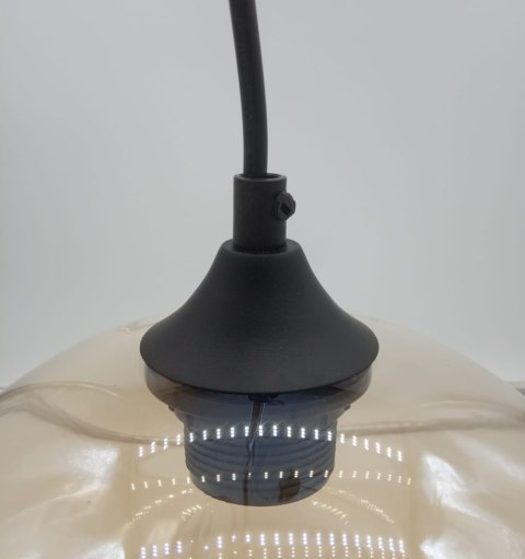 Lampa wisząca LOVE BOMB bursztynowa 25 cm Lampa wisząca LOVE BOMB bursztynowa 25 cm