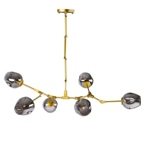 Lampa wisząca MODERN ORCHID-6 złoto szara 130 cm Lampa wisząca MODERN ORCHID-6 złoto szara 130 cm