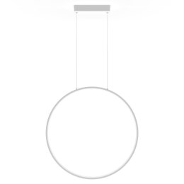 Lampa wisząca Mirror L biała IP44 LED CCT