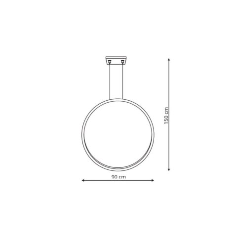 Lampa wisząca Mirror L biała IP44 LED CCT Lampa wisząca Mirror L biała IP44 LED CCT
