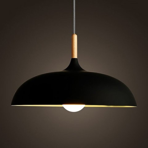 Lampa wisząca SAUCER czarna 45 cm Lampa wisząca SAUCER czarna 45 cm