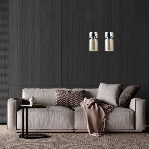 Podwójna lampa wisząca Nivio dymna 2xE27 Podwójna lampa wisząca Nivio dymna 2xE27