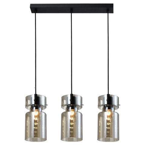 Potrójna lampa wisząca Nivio dymna 3xE27 Potrójna lampa wisząca Nivio dymna 3xE27