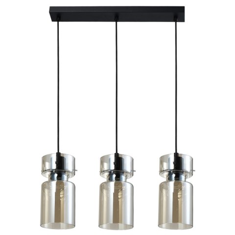 Potrójna lampa wisząca Nivio dymna 3xE27 Potrójna lampa wisząca Nivio dymna 3xE27