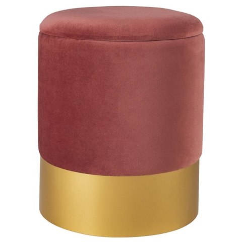 Pufa welurowa VELVET przydymiony róż / rozm. M Pufa welurowa VELVET przydymiony róż / rozm. M