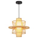 Ratanowa lampa wisząca Astra naturalna 1xE27