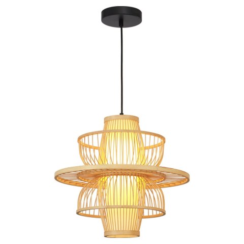Ratanowa lampa wisząca Astra naturalna 1xE27 Ratanowa lampa wisząca Astra naturalna 1xE27